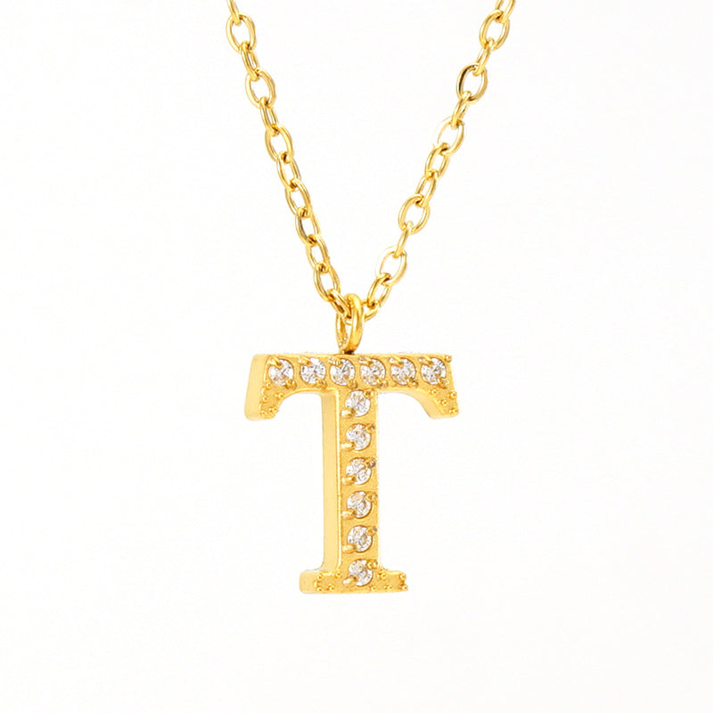 Titanium Letter Necklace