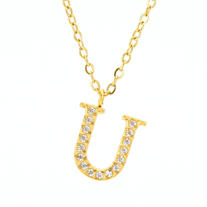 Titanium Letter Necklace