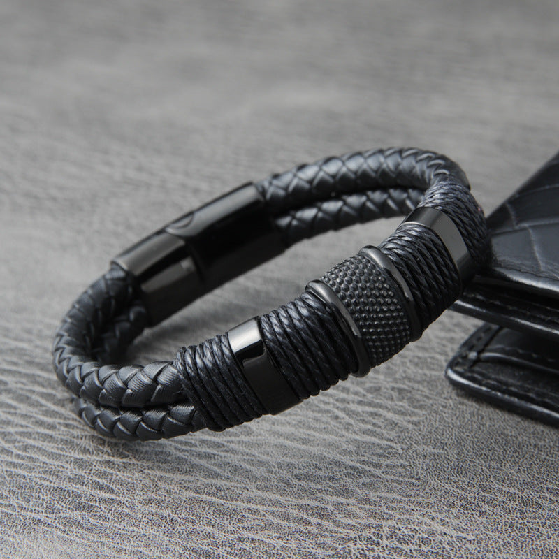 Men's Leather Bracelet