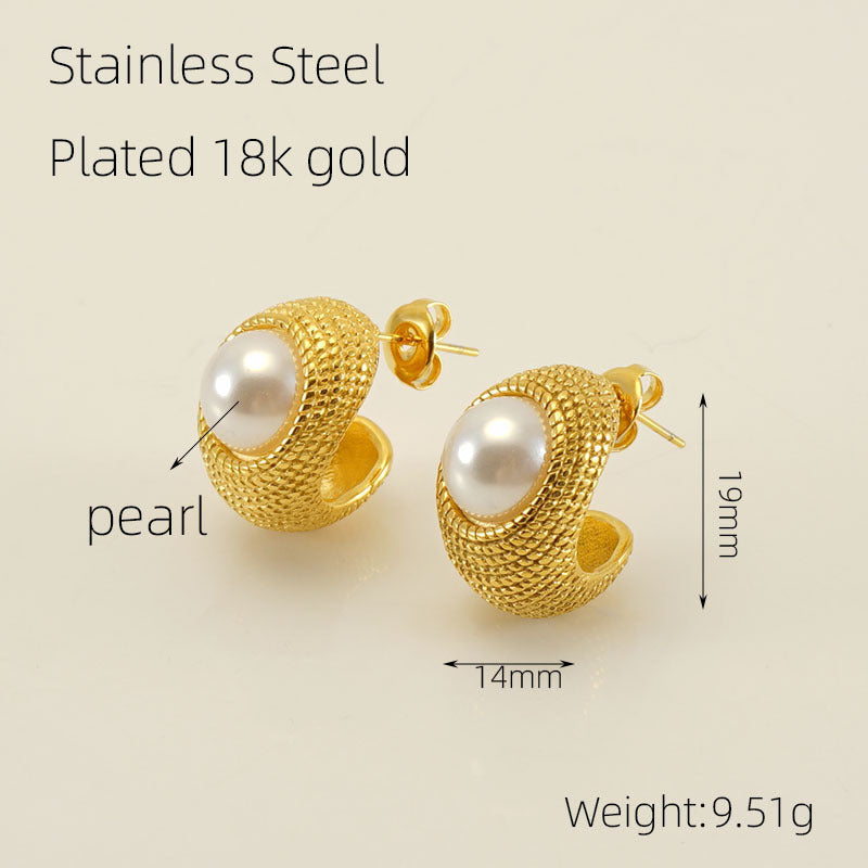 Titanium French Earring