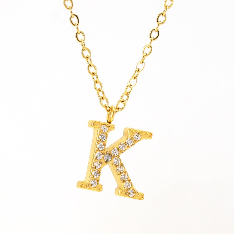 Titanium Letter Necklace