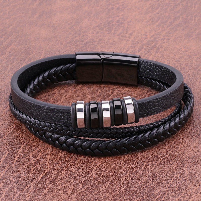 Men's Leather Bracelet