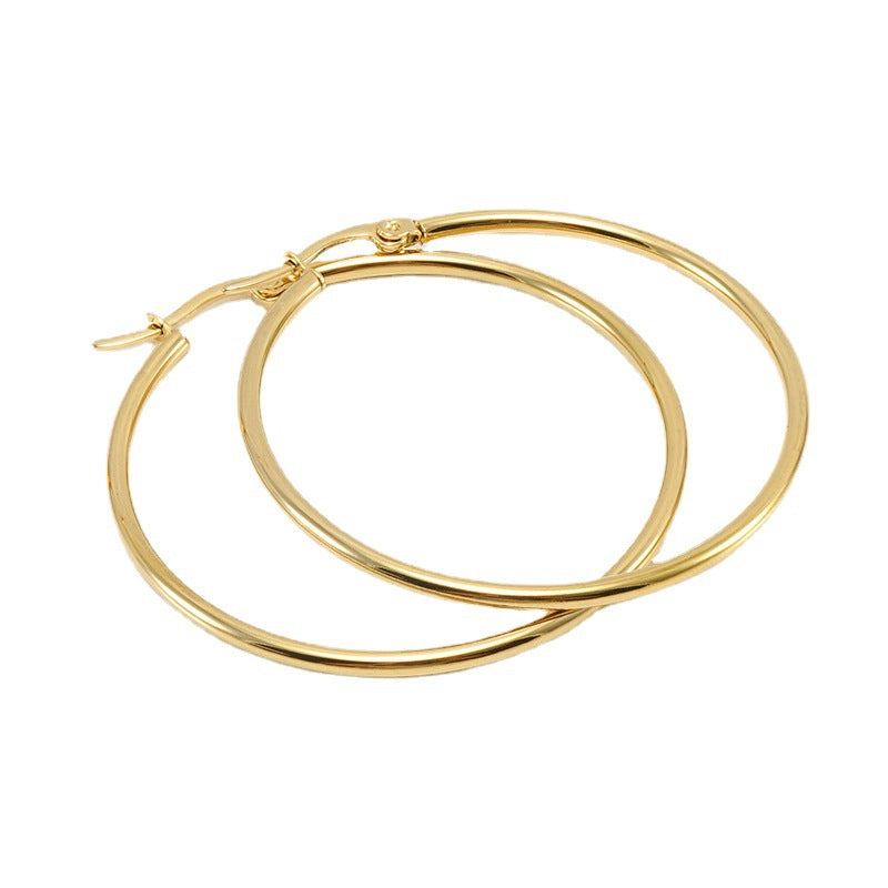 Stainless Buckle Earring