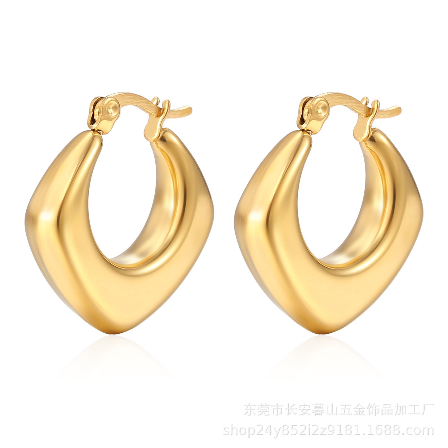 Stainless Hollow Earring