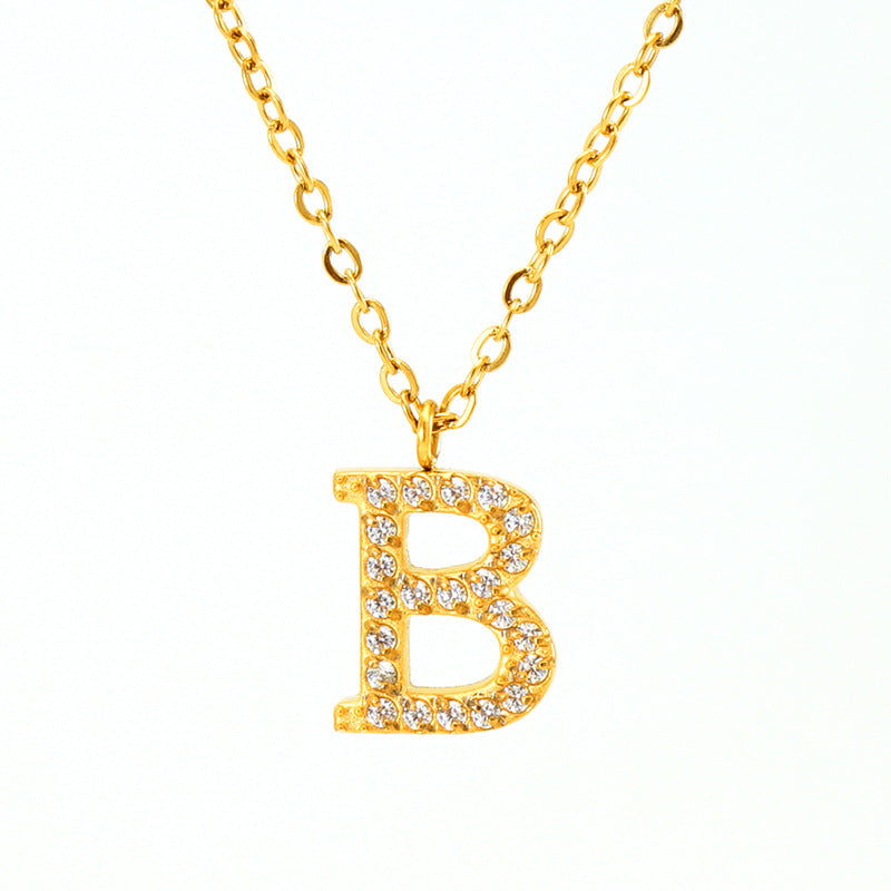 Titanium Letter Necklace