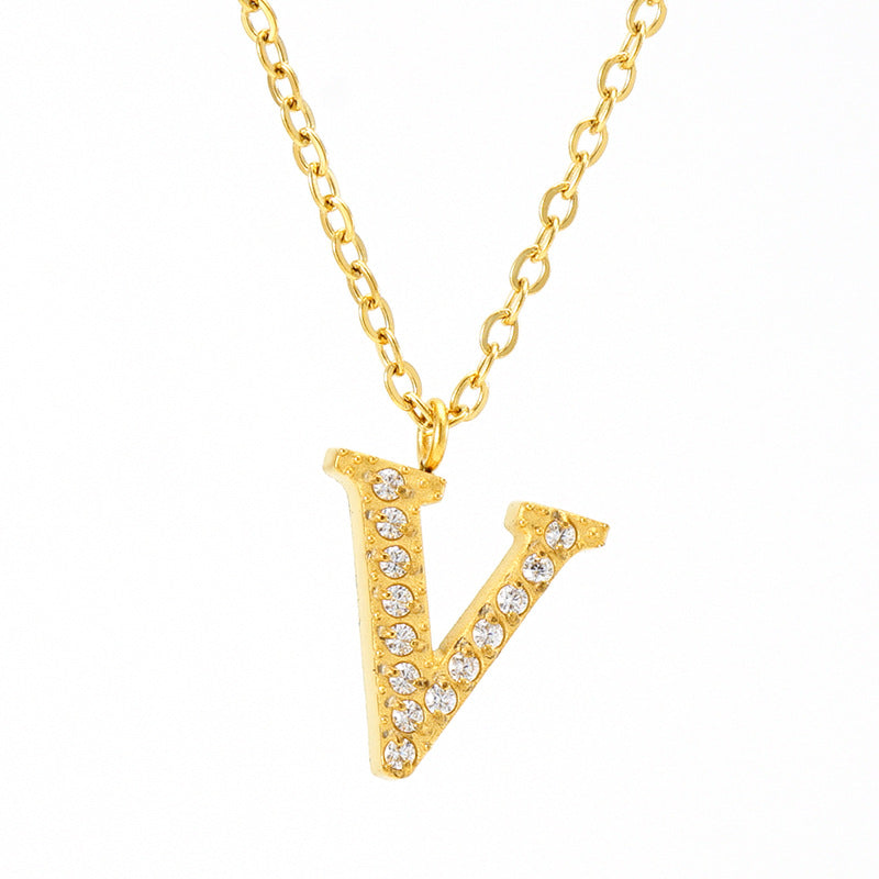 Titanium Letter Necklace