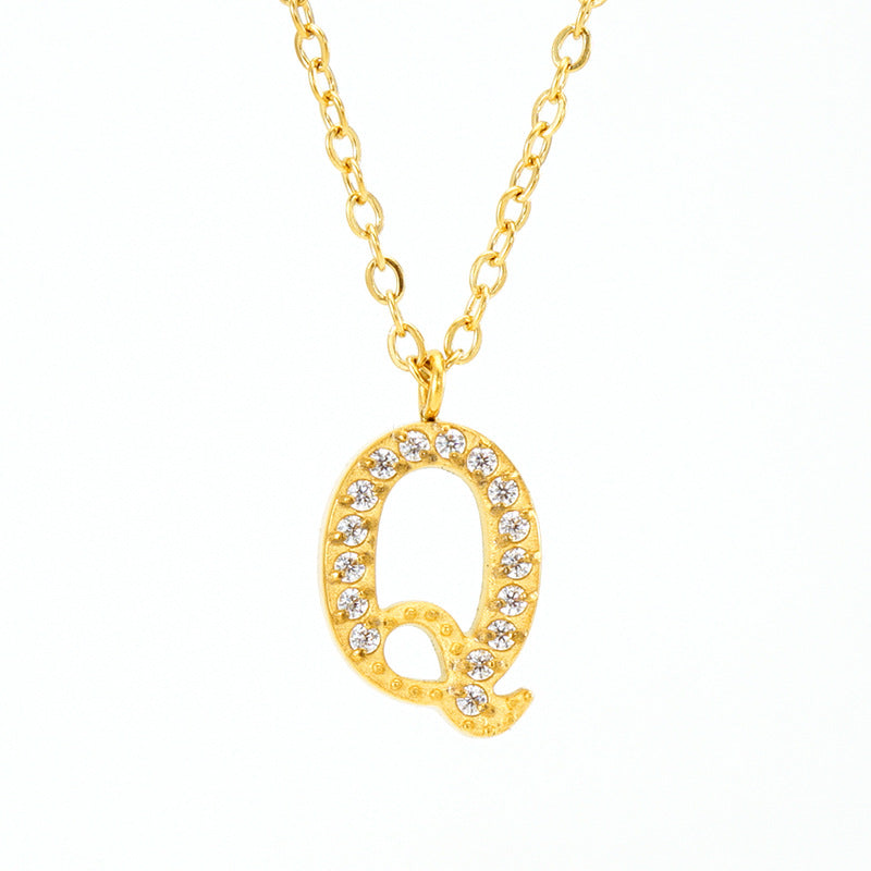 Titanium Letter Necklace