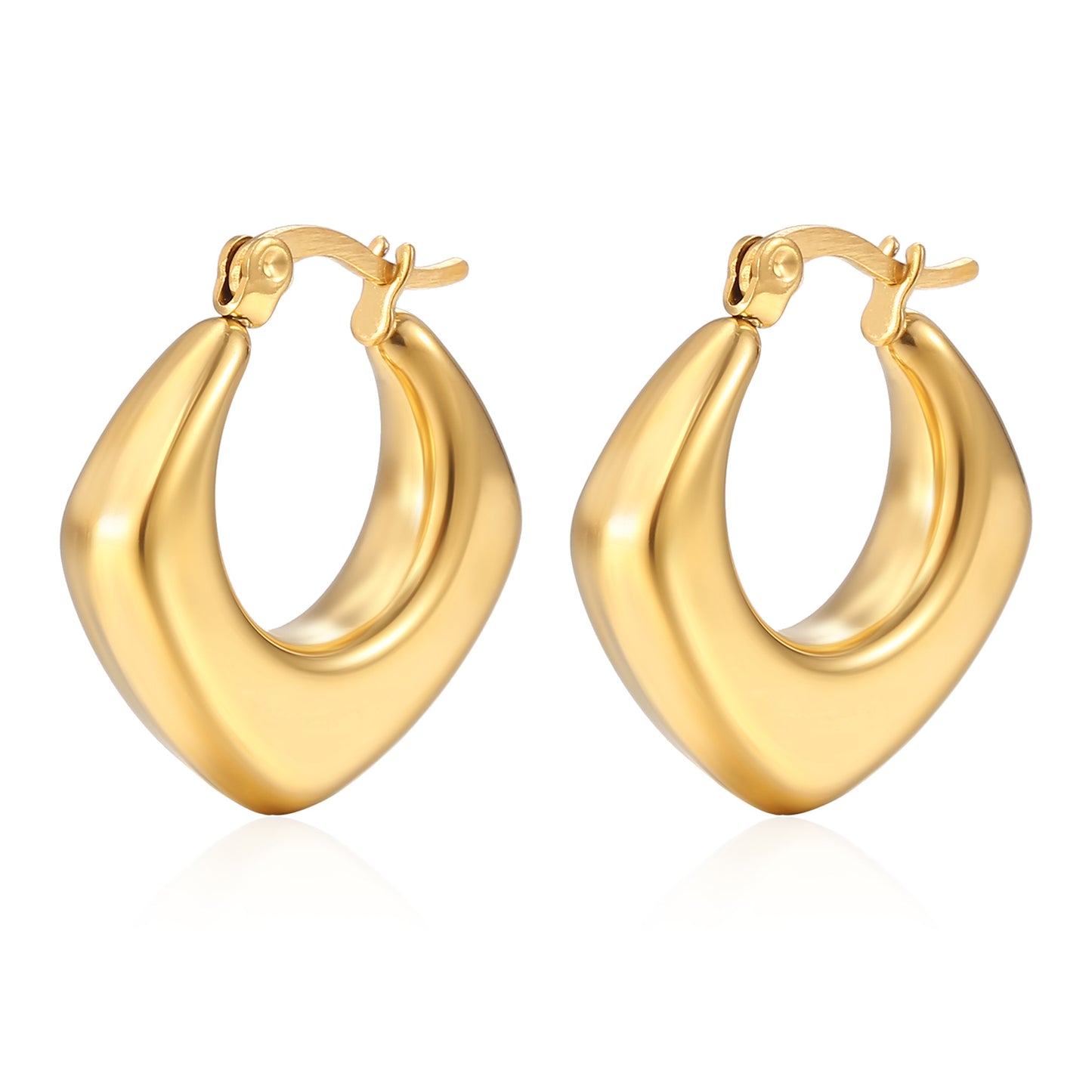 Stainless Hollow Earring
