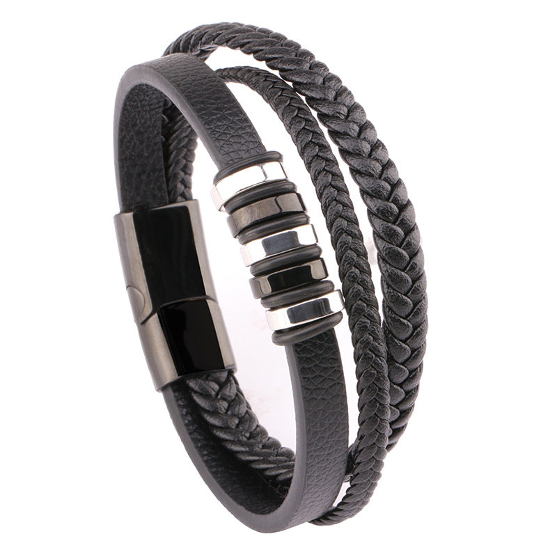 Men's Leather Bracelet