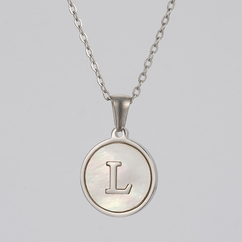 Stainless Letter Necklace