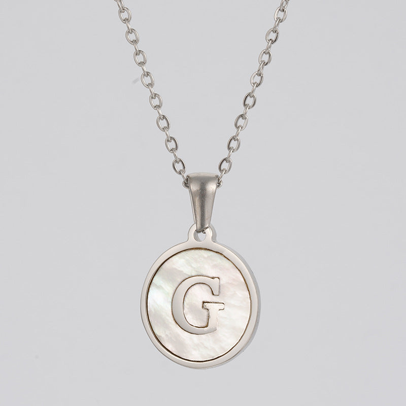 Stainless Letter Necklace