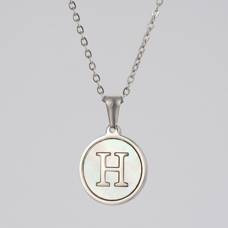 Stainless Letter Necklace