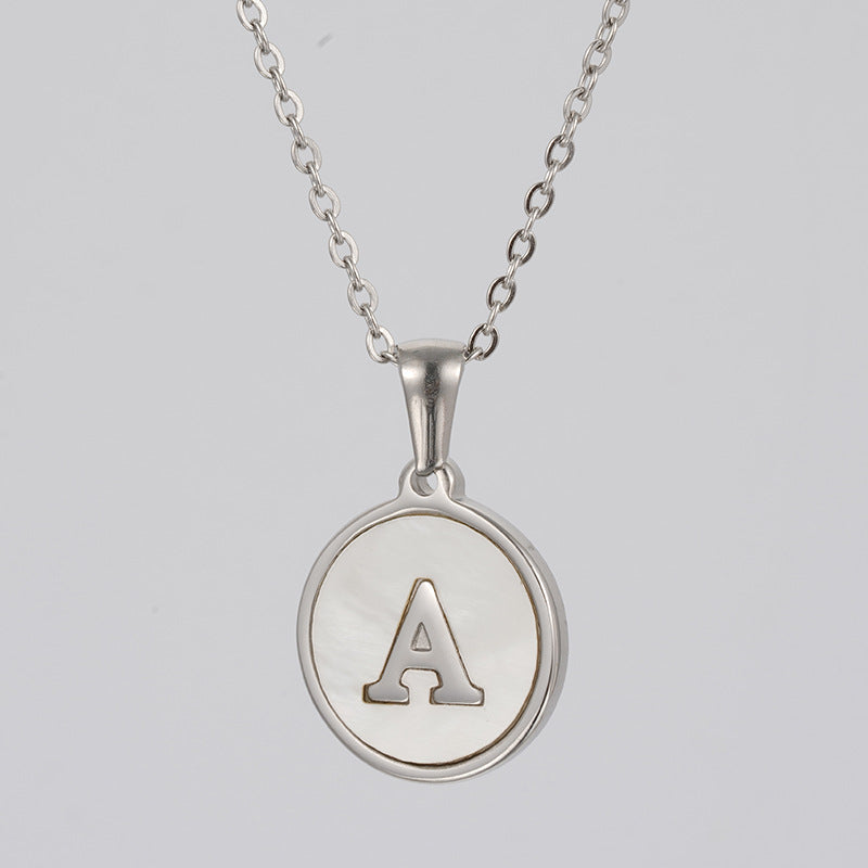 Stainless Letter Necklace