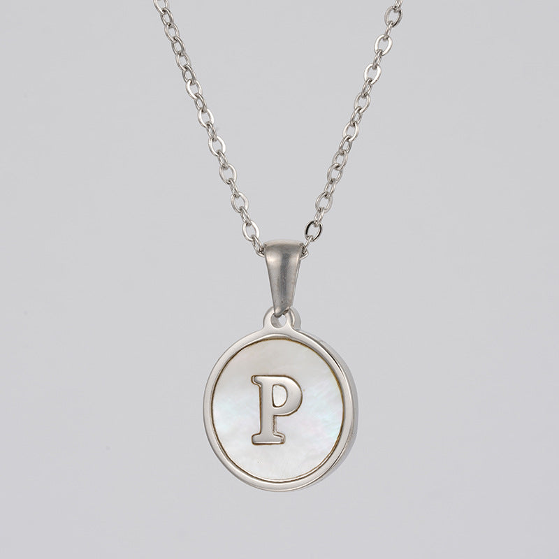 Stainless Letter Necklace