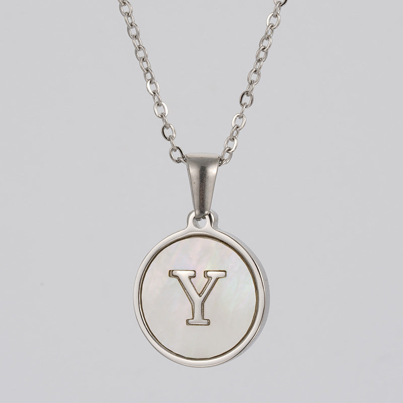 Stainless Letter Necklace