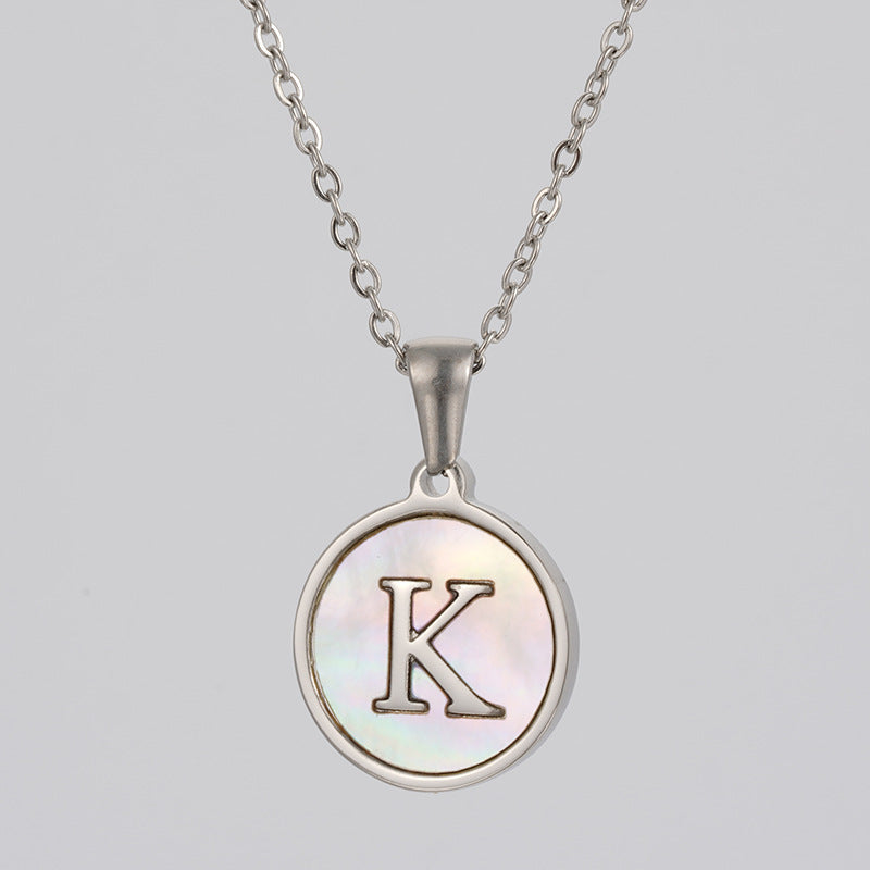 Stainless Letter Necklace