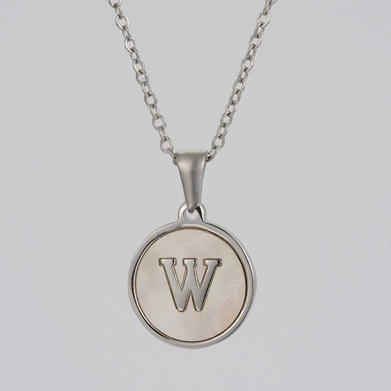Stainless Letter Necklace