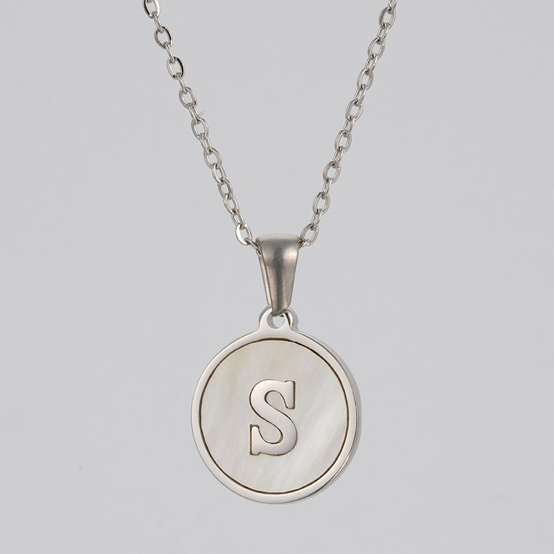 Stainless Letter Necklace