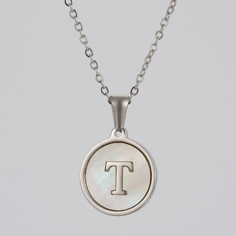 Stainless Letter Necklace