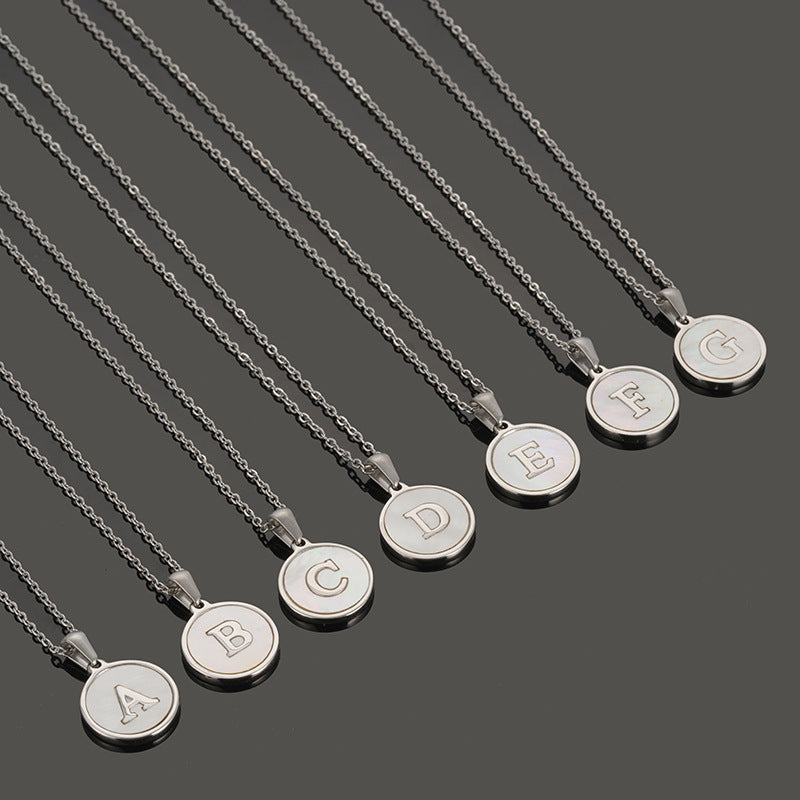 Stainless Letter Necklace