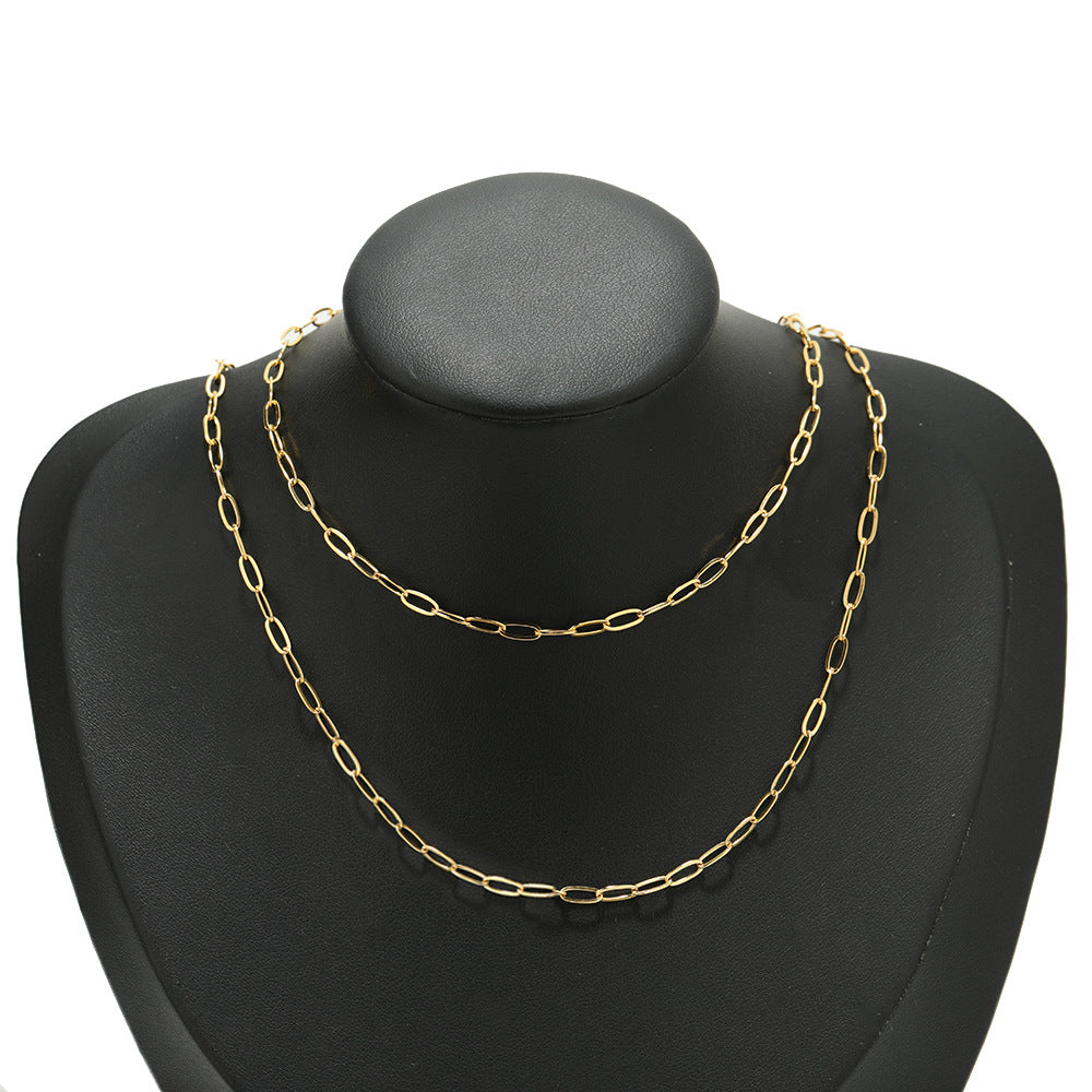 Stainless Clavicle Necklace