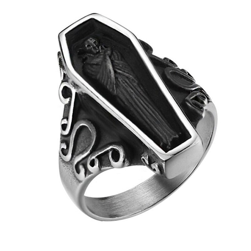 Mummy Stereoscopic Coffin Ring