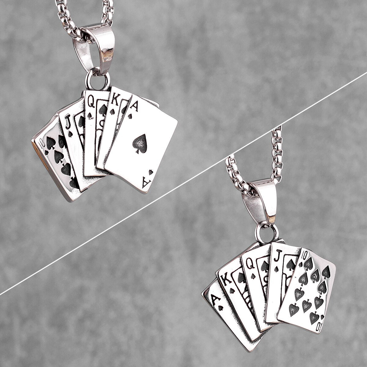 Poker Gambling Necklace