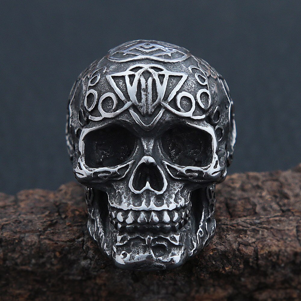 Gothic Skull Pendant Necklace