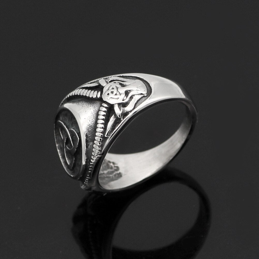 Thor's Goat Odin Ring