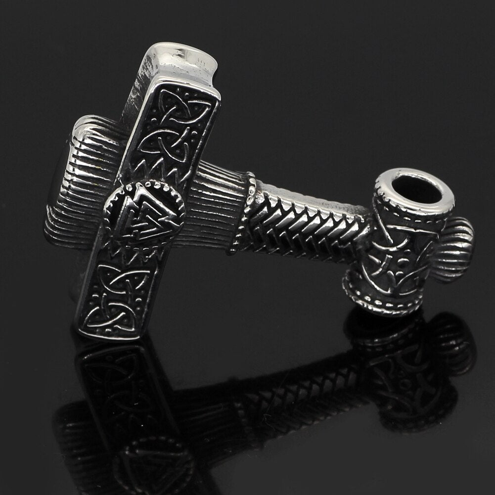 Mjolnir Valknut Viking Necklace