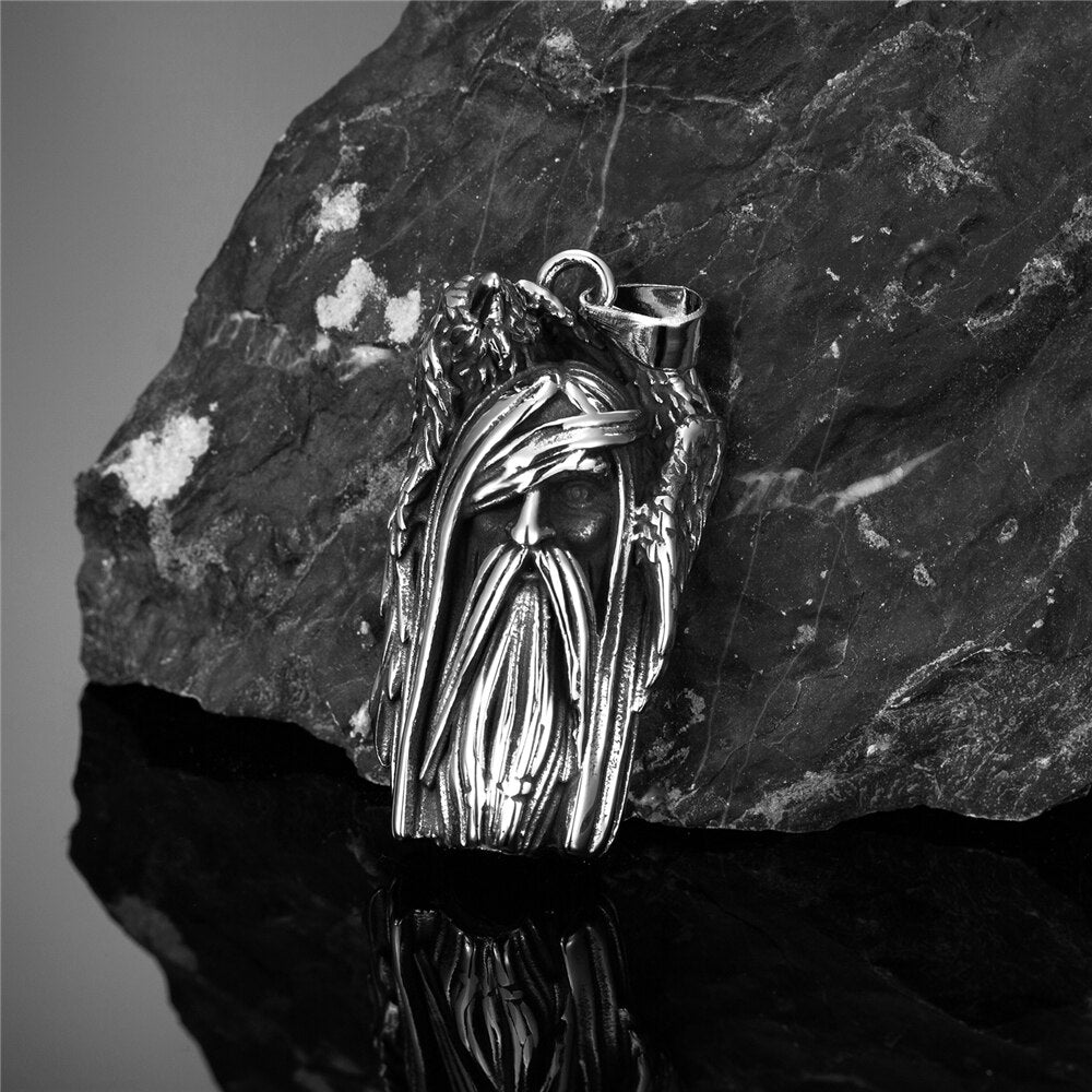 Odin Crow Necklace