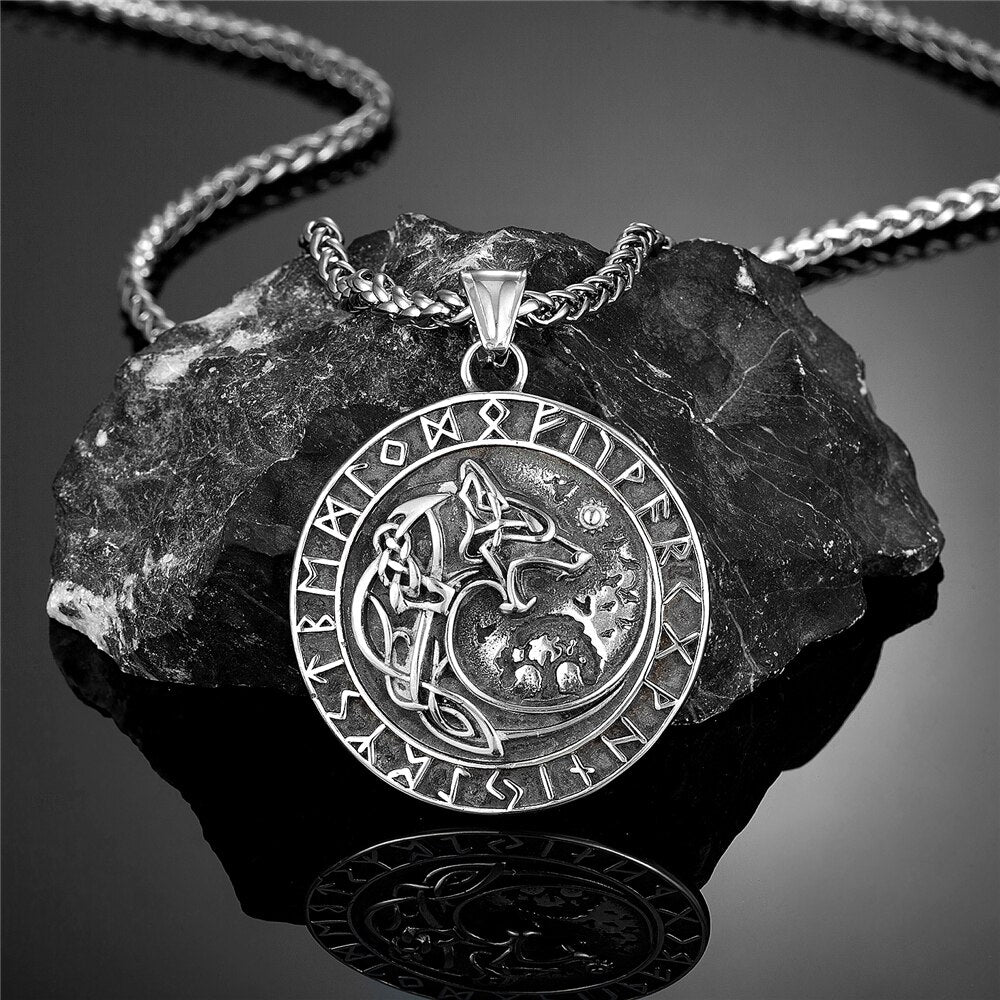 Mythology Odin's Wolf Necklace