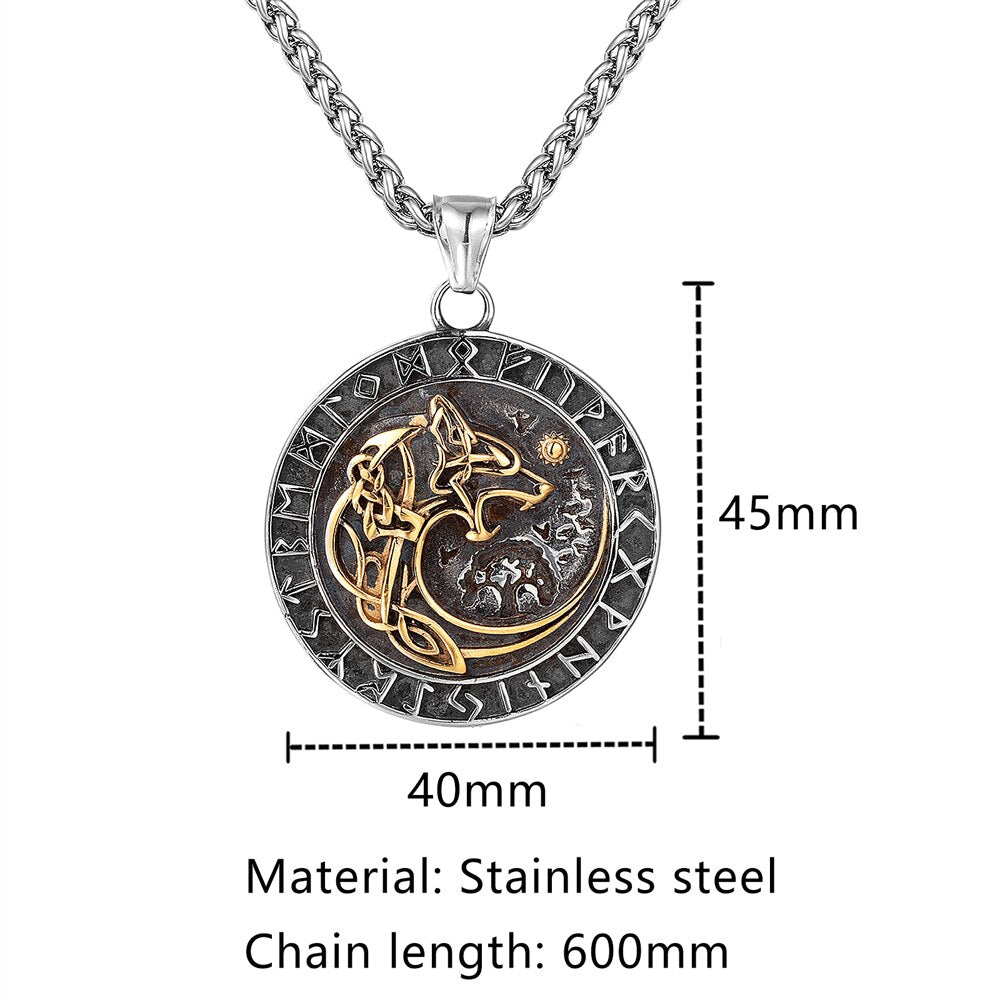 Mythology Odin's Wolf Necklace