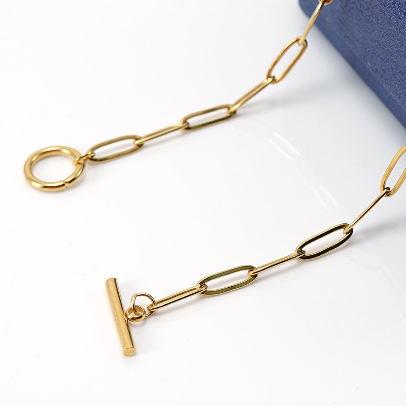 Stainless Clavicle Necklace