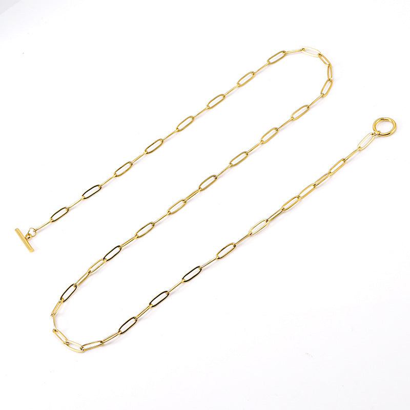 Stainless Clavicle Necklace