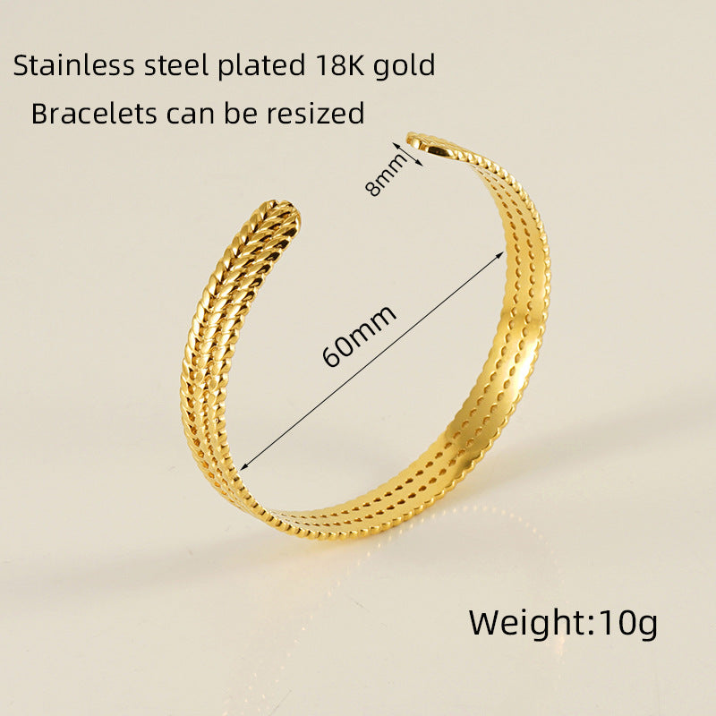 Titanium Open Bracelet