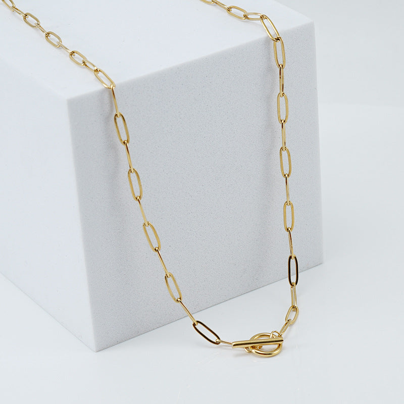 Stainless Clavicle Necklace
