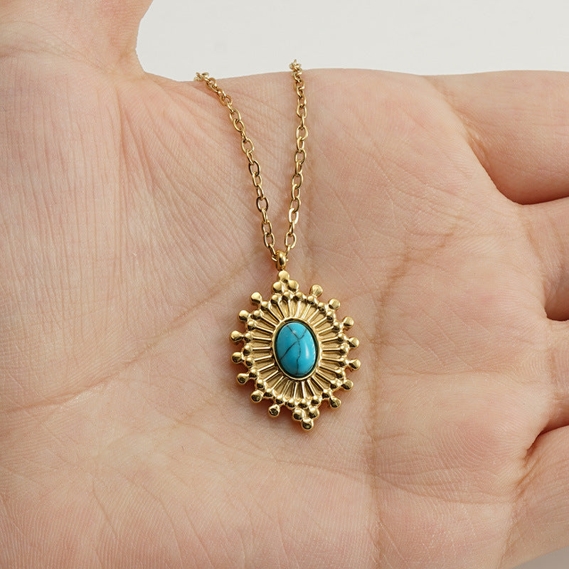 Titanium Eye Necklace