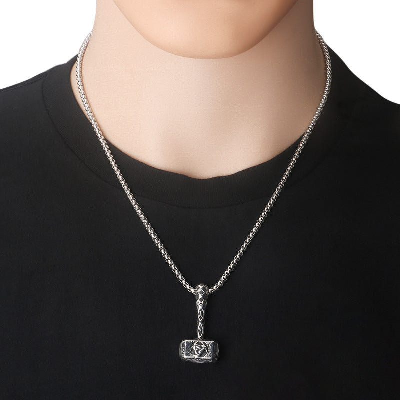 Hammer Pendant Necklace
