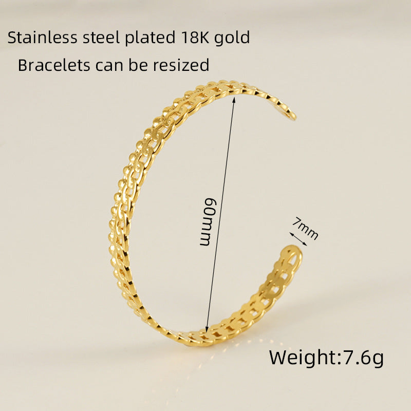 Titanium Open Bracelet