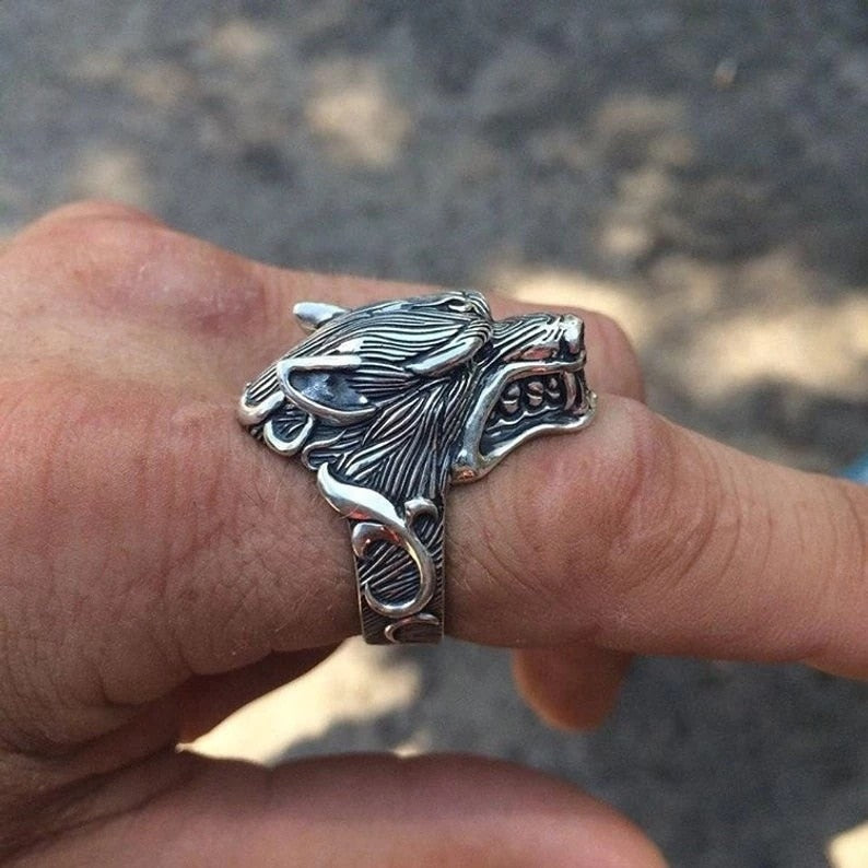 Personality Wolf Head Ring