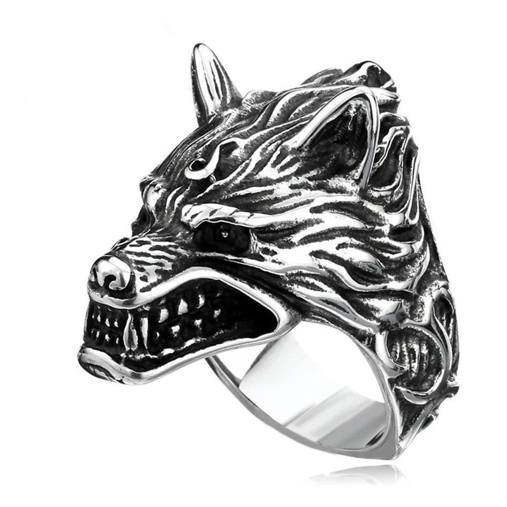 Personality Wolf Head Ring