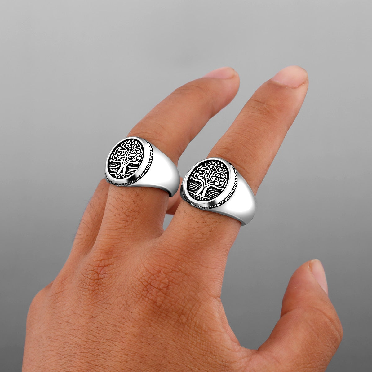 Tree of Life Signet Ring