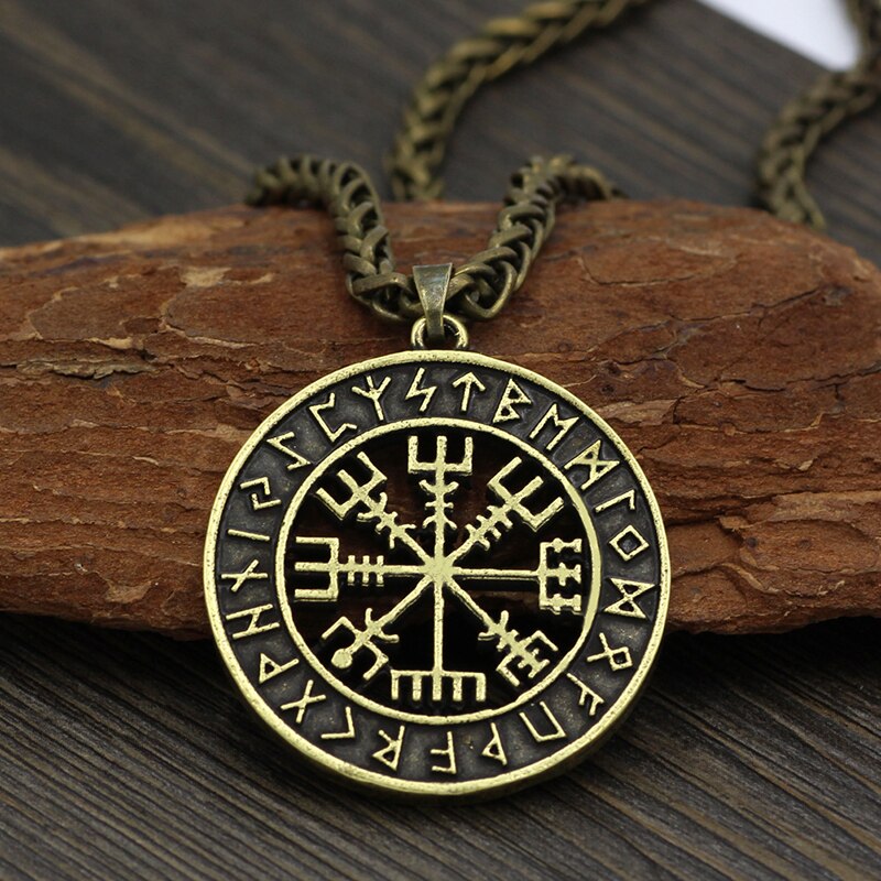 Compass Rune Amulet Necklace