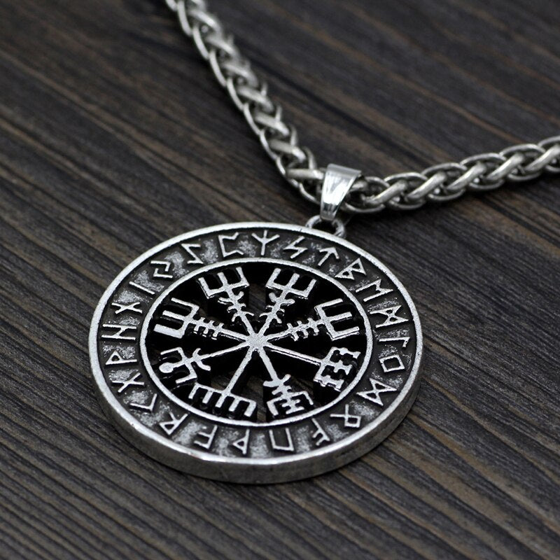 Compass Rune Amulet Necklace
