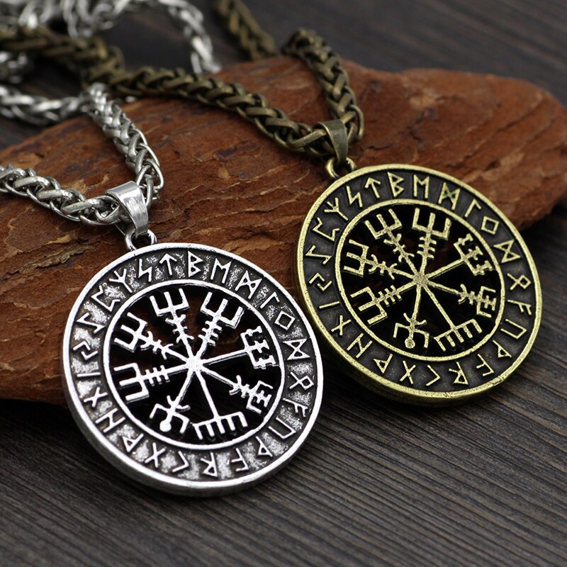 Compass Rune Amulet Necklace