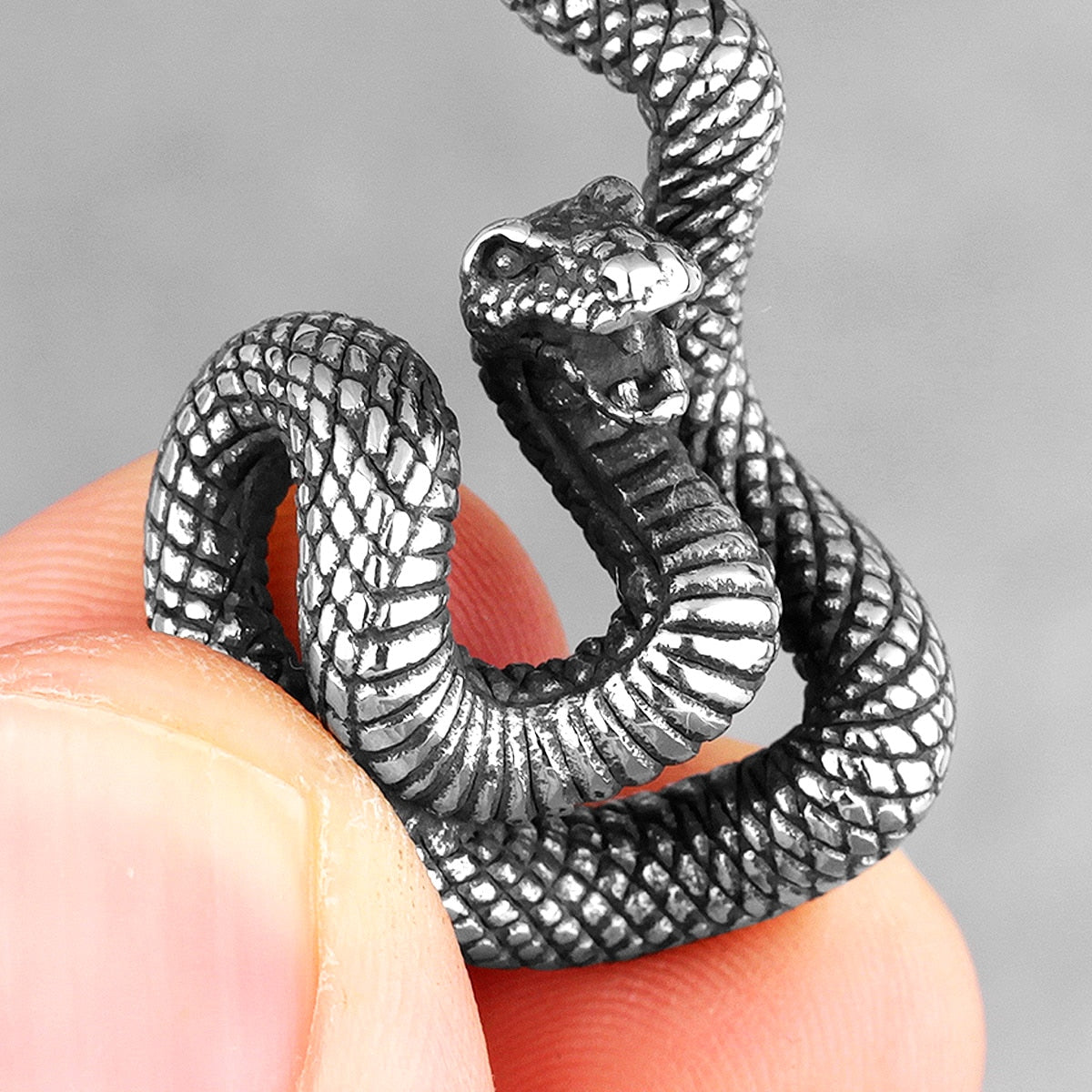 Viper Snake Animal Necklace