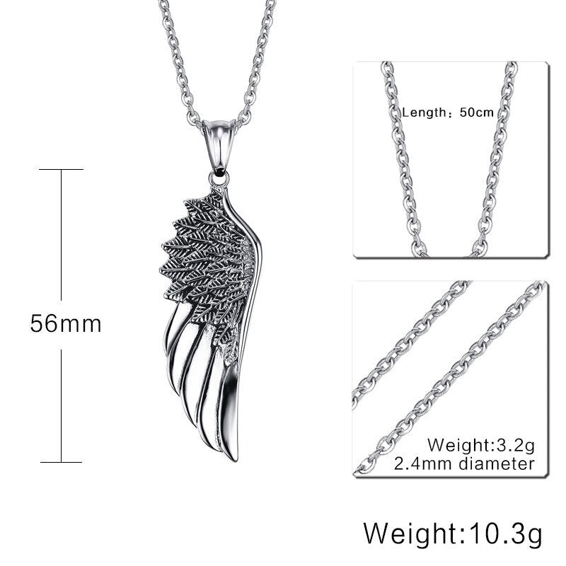 Feather Angel Wing Necklace