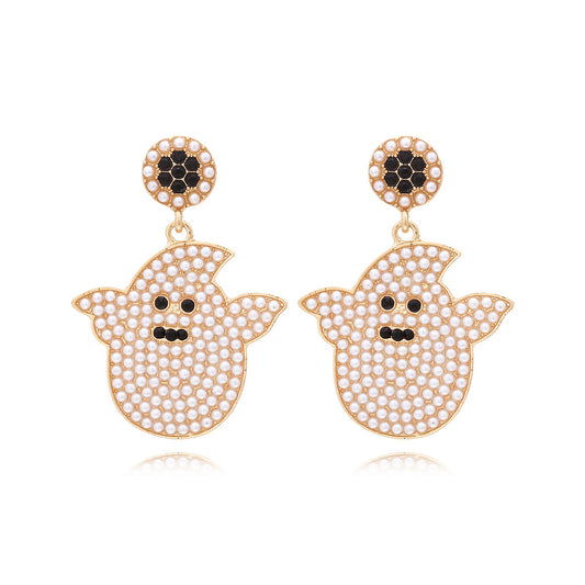 Pearl Ghost Earrings