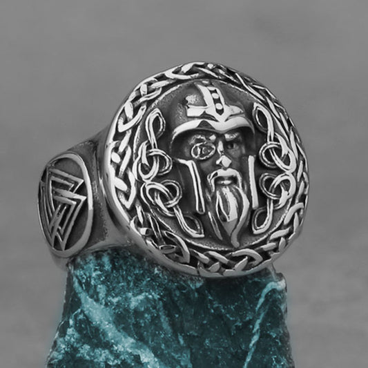 Odin Celtic titanium steel ring